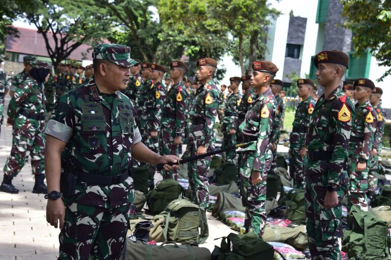 Danmentar Brigjen Tni Dwi Sasongko Terima Laporan Kesiapan Latihan Praktik Jabatan Ojt Taruna