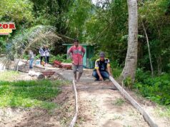 LSM GMBI KSM Sangkapura Desak Audit Proyek Jalan Usaha Tani di Kebun Teluk Dalam: Diduga Langgar Spesifikasi dan Minim Transparansi