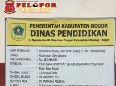 Diduga Proyek Rehabilitasi Sekolah Sudah Deadline