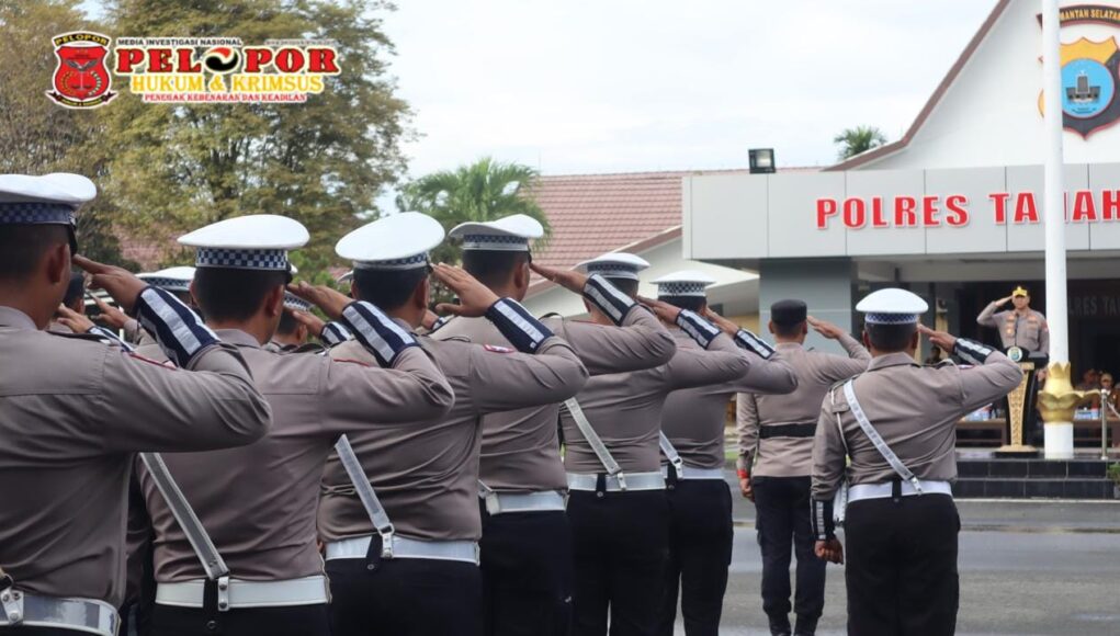 Polres Tanah Bumbu Gelar Apel Pasukan Operasi “Keselamatan Intan 2026”, Tekankan Budaya Tertib Berlalu Lintas