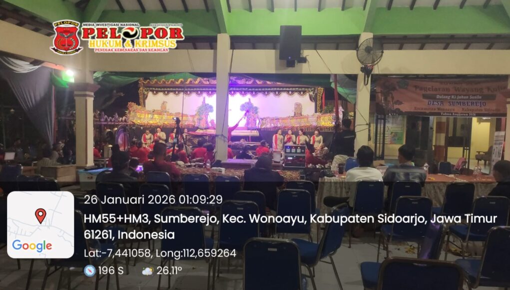 Ruwah Desa Sumberejo Dengan Pagelaran Wayang Kulit