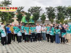 Ribuan Warga Bawean Meriahkan Jalan Sehat Harlah ke-59 Yayasan Syech Maulana Umar Mas’ud.