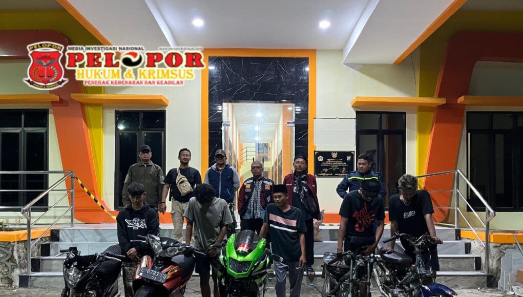 Patroli Sahur Satuan Polsek Tambak Berhasil Gagalkan Balap Liar.