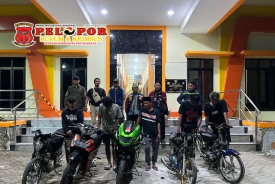 Patroli Sahur Satuan Polsek Tambak Berhasil Gagalkan Balap Liar.