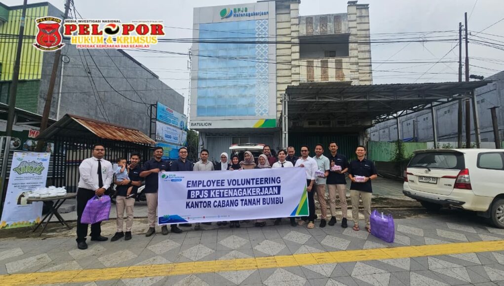 BPJS Ketenagakerjaan Batulicin Lakukan Employee Volunteering Berbagi Takjil di Bulan Ramadan