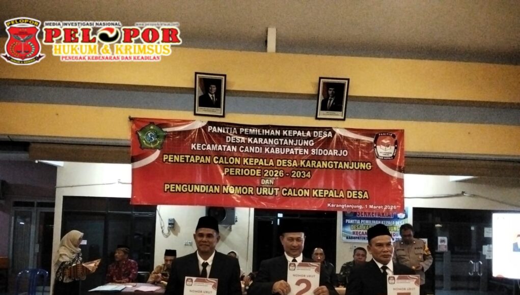 PENETAPAN BAKAL CALON KEPALA DESA, PENGUNDIAN NOMOR URUT CALON KEPALA DESA DAN DEKLARASI DAMAI CALON KEPALA DESA KARANG TANJUNG