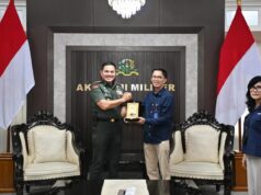 Gubernur Akademi Militer TerimaAudiensi Dirut PT LEN Industri (Persero)