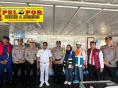 Pastikan Keamanan Berlayar Arus Mudik, Polres Tanah Bumbu Lakukan Tes Urine Nahkoda Kapal