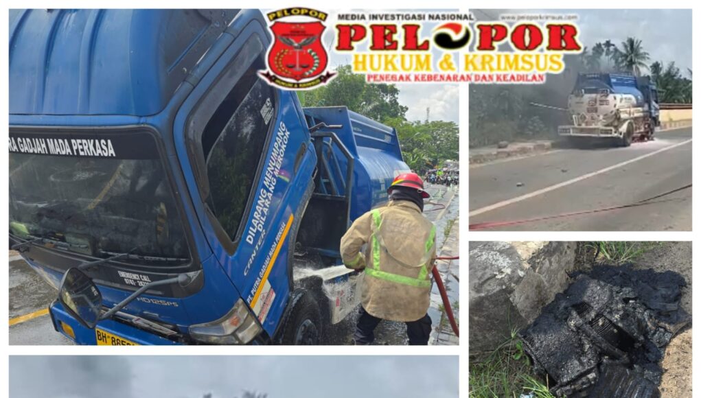 Kronologis Angkutan BBM PT PGMP Terbakar di Jambi,