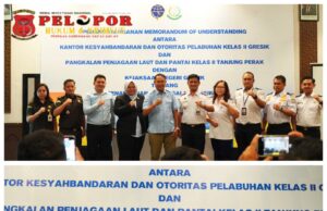 GAYUNG BERSAMBUT, KANTOR KSOP KELAS II GRESIK TANDATANGANI KESEPAKATAN BERSAMA DENGAN KEJAKSAAN NEGERI GRESIK