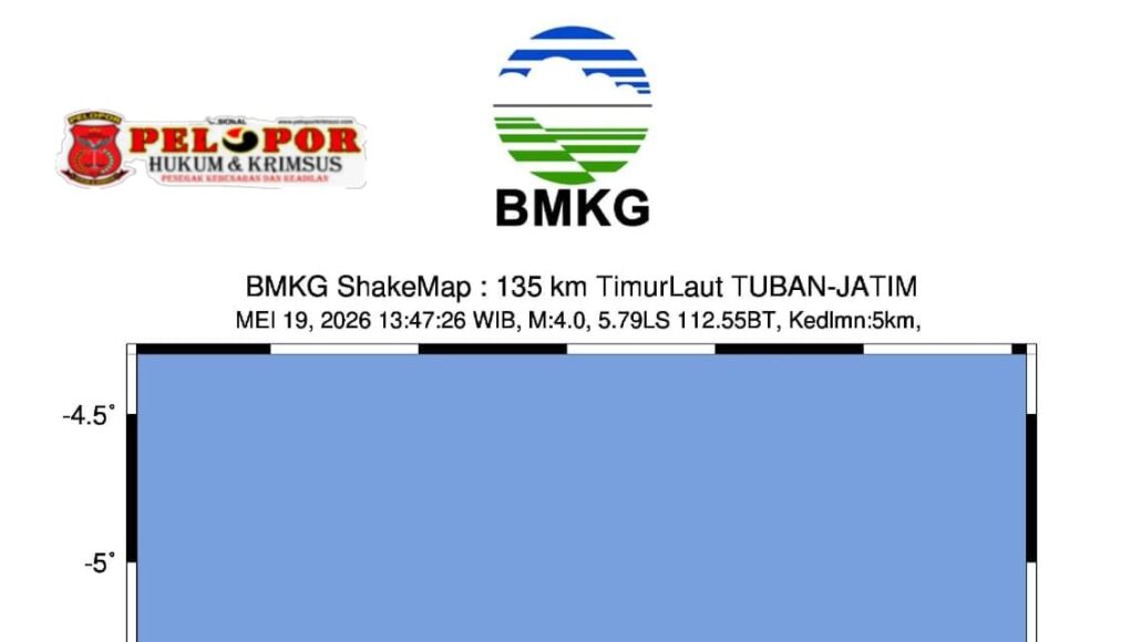 Warga Pulau Bawean Dikagetkan dengan Gempa Bumi Tektonik Magnitude 4.0