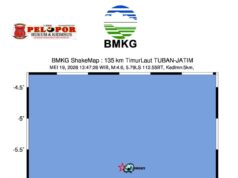 Warga Pulau Bawean Dikagetkan dengan Gempa Bumi Tektonik Magnitude 4.0