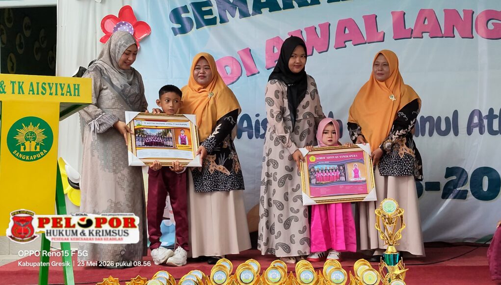 Pelepasan Peserta Didik KB dan TK ABA 17 Sangkapura Berlangsung Meriah dan Haru.