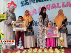 Pelepasan Peserta Didik KB dan TK ABA 17 Sangkapura Berlangsung Meriah dan Haru.