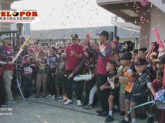 Puncak Peringatan Harlah ke-3 KB-TK Plus dan SDNU An-Nur 2 Sangkapura Dimeriahkan dengan Jalan Sehat.