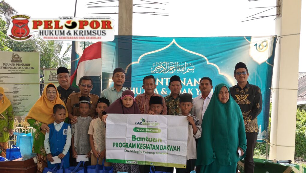 Milad Ke-109 Aisyiyah, PCA Sangkapura Menggelar Aksi Kemanusiaan Berupa Santunan Anak Yatim dan Dhuafa.