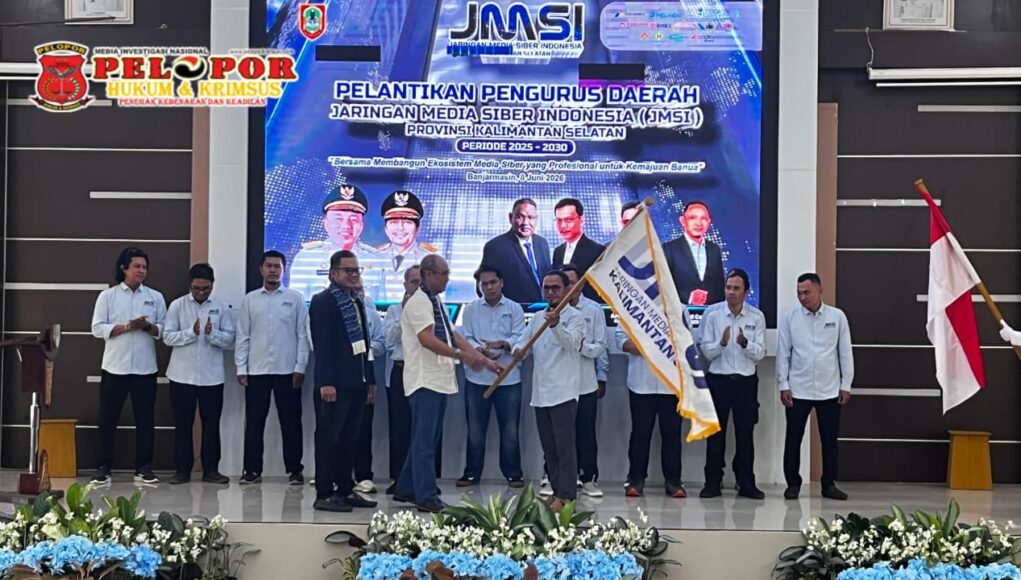 Pemkab Kotabaru Hadiri Pelantikan JMSI Kalsel 2026–2031 Dukung Penguatan Media Siber