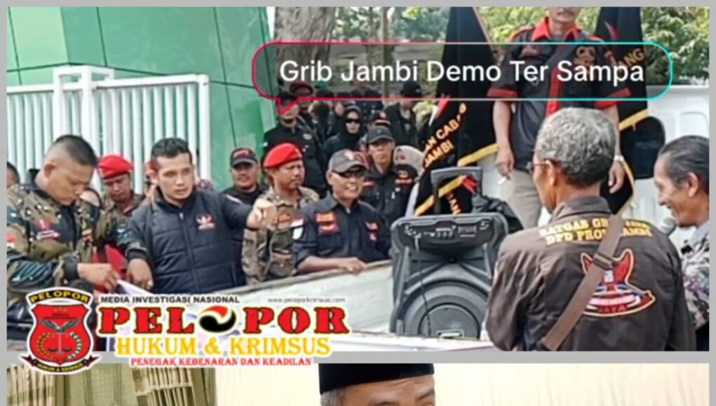 Sampah Rumah Tangga Tidak Ada Solusi Grib Jaya Provinsi Jambi Demo DLH Sambut Positif.