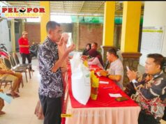 Pembagian Beras Di Desa Jimbaran Wetan Wonoayu Sidoarjo