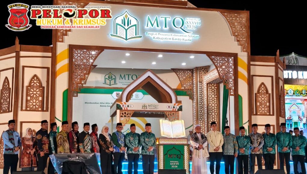 Hadiri Pembukaan MTQ Nasional ke-XXXVII Tingkat Provinsi Kal-Sel, Pemkab Kotabaru Optimistis Tingkatkan Prestasi Kafilah