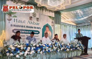 Haul Akbar Perdana Al-Magfurlah Kiai Masykur Bin Rafi’e di Yayasan Darul Hasan Pudakit Barat Berlangsung Khidmat.