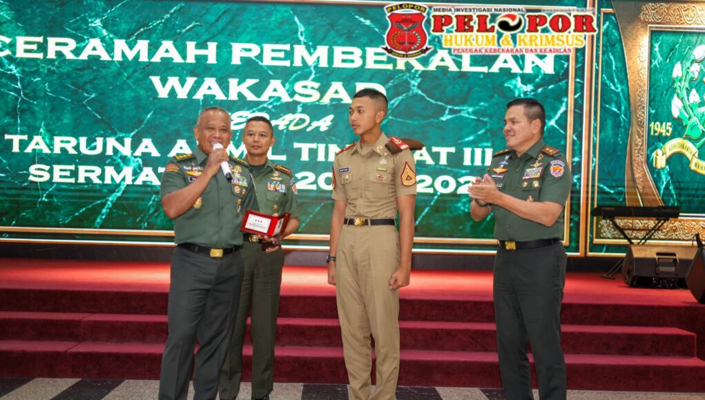 Wakasad Berikan Pembekalan kepada Taruna Akademi Militer Tingkat III/Sermatar TP 2025/2026 Jelang Prasetya Perwira TNI