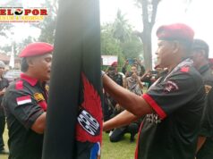 Se Ribu Masa Hadirin Pelantikan Ketua DPC Grib Jaya Kabupaten Tebo Dilapangan Merdeka.