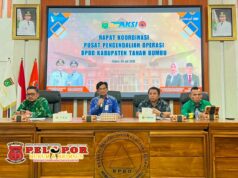 Hadapi Musim Kemarau, BPBD Tanah Bumbu Gelar Rapat Pusdalops-PB