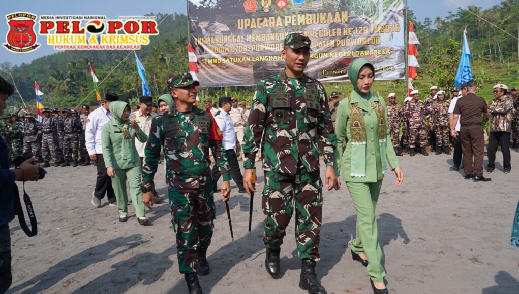 Danrem 072/Pamungkas Hadiri Pembukaan TMMD Reguler Ke-129 di Purworejo