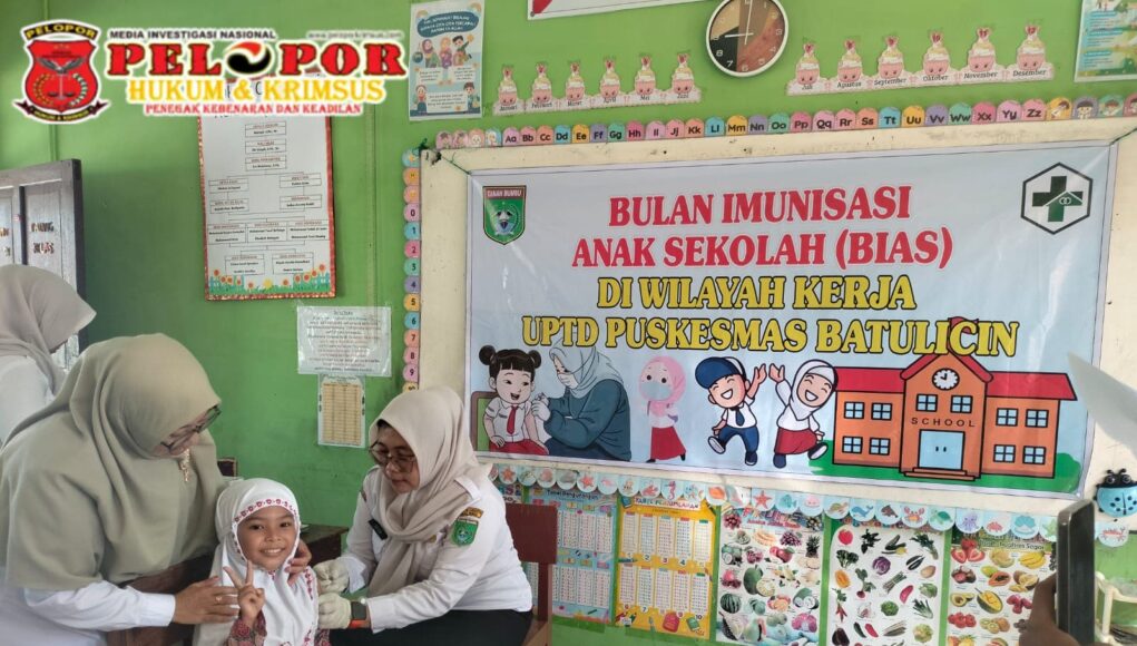 Sekolah Ar Rasyid Sukses Gelar Imunisasi Campak, Siswa Antusias Ikuti Program BIAS