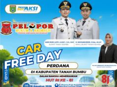 CFD Perdana Tanah Bumbu Meriahkan HUT RI Ke-81 dengan Olahraga, UMKM, dan Edukasi Lingkungan
