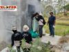 Pemdes Pudakit Barat Gandeng Mahasiswa KKN INHAFI Fungsikan Tempat Pembakaran Sampah.