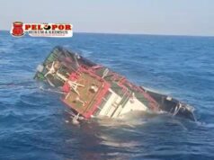 Akibat Cuaca Buruk, TB. MT20 1301 Tenggelam di Perairan Bawean, 8 ABK Beserta Nahkoda Berhasil Selamat.