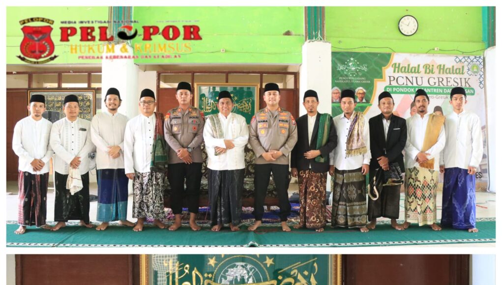 Polres Gresik Safari Jumat ke Ponpes Darul Ikhsan Menganti, Kapolres Ajak Santri Jauhi Narkoba dan Bijak Bermedia Sosial