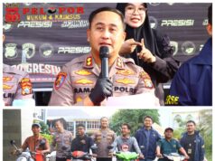 Kapolres Gresik Kembalikan Motor Milik Korban Curian, Dua Pelaku Diberi Tindakan Tegas Terukur