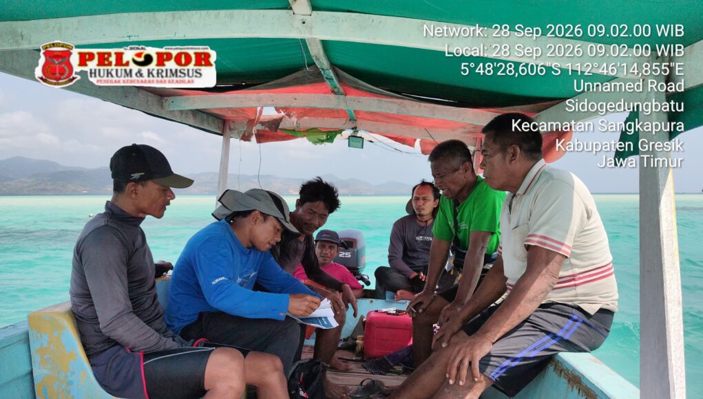 Subhan Bersama Pokmaswas Gili Timur Bawean Sukses Laksanakan Monitoring Transplantasi Terumbu Karang.