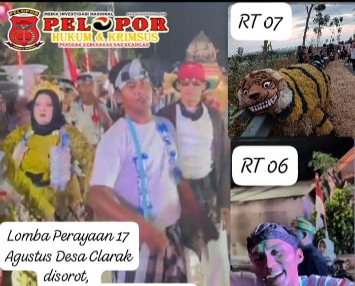 Peserta Lomba HUT Kemerdekaan RI Didesa Clarak,Panitia/Juri Diduga Tidak Netral