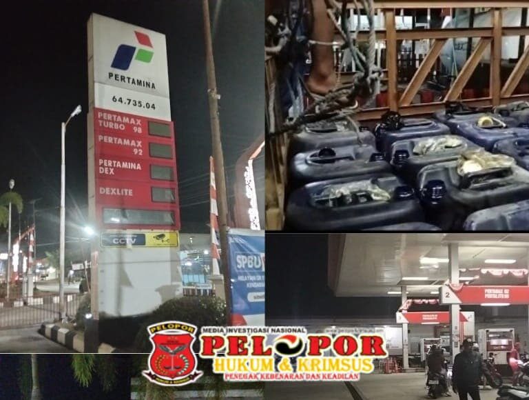 SAAT BBM KRITIS “TANPA DOKUMEN, DUGAAN PENYIMPANGAN BBM KE 20 JERIGEN DI SPBU 64.735.04 KAPUAS”