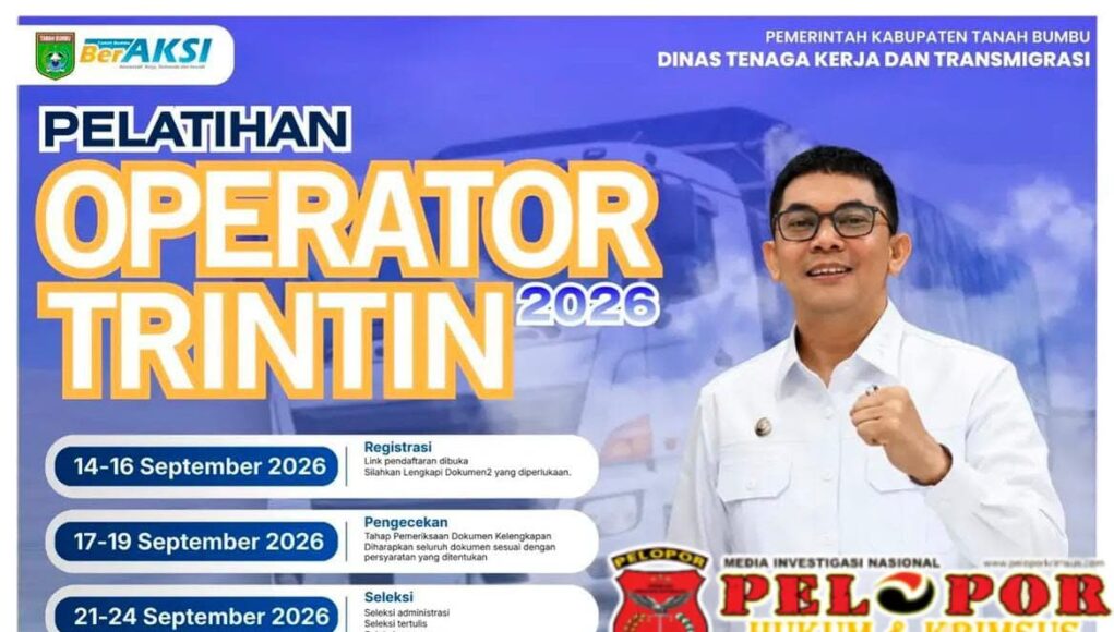 Bupati Andi Rudi Latif Buka Pelatihan Operator Trintin 2026, Gratis!