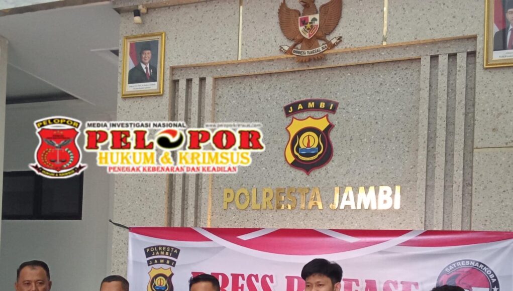 Polresta Jambi Berhasil Ungkap 4 Kasus Jenis Narkoba