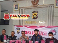 Polresta Jambi Berhasil Ungkap 4 Kasus Jenis Narkoba