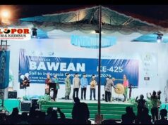 Perayaan Hari Besar Bawean ke-425 Resmi Dibuka dan Ditandai Dengan Pukulan Gong oleh Ir. H.M. Faisyol.