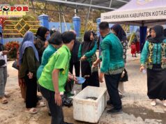 Dinas Perikanan Kotabaru Gelar Gerai Ikan Murah, Warga Antusias Berbelanja