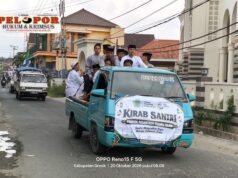 Sambut Peringatan Hari Santri Nasional 2026, Ribuan Santri Ikut dan Sukseskan Kirab Burdah Keliling Bawean.
