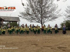 KB dan TK Aisyiyah Bustanul Athfal 17 Sangkapura Gelar KTS “Outbound” di Pantai Mombhul.