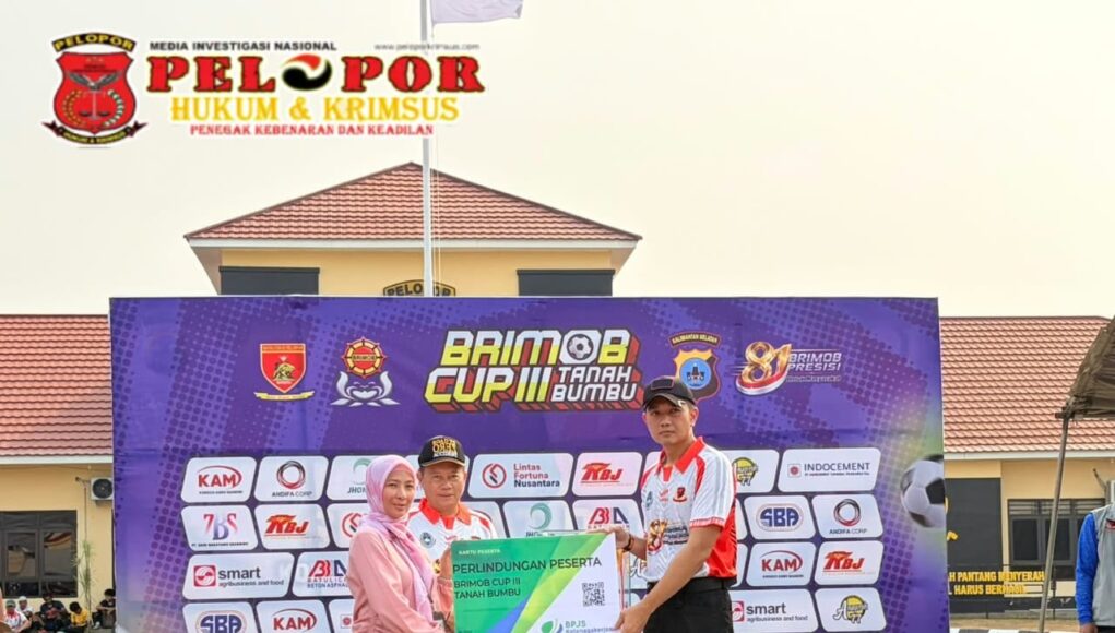 BPJS Ketenagakerjaan Batulicin Lindungi 586 Peserta Turnamen Brimob Cup III Tanah Bumbu