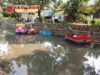 Pemdes desa sumorame mengadakan kegiatan padat karya bersih sungai di Dermaga Cimorame
