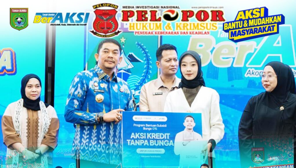 Bupati Tanah Bumbu Andi Rudi Latif Luncurkan Kredit Tanpa Bunga untuk UMKM